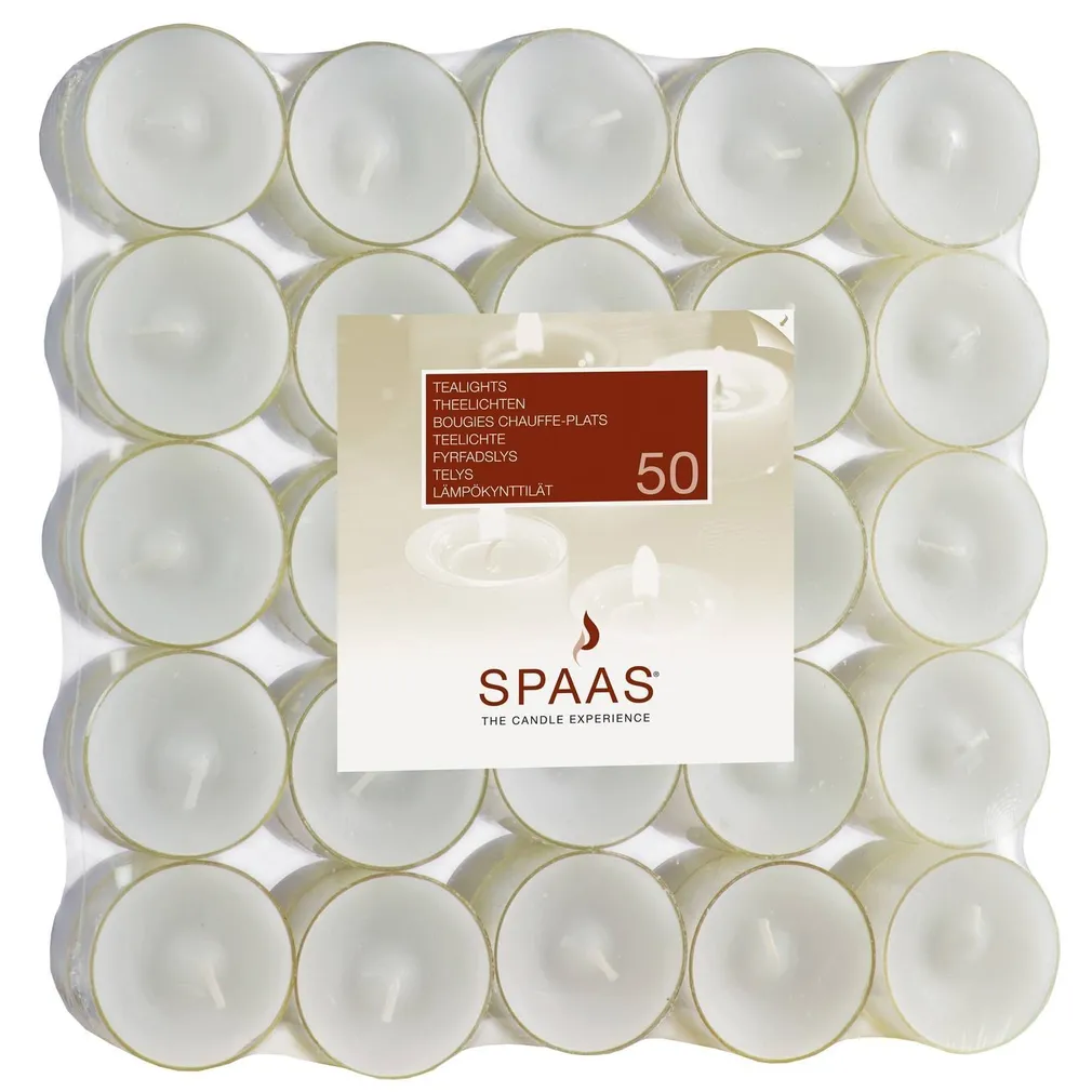 TEEKÜÜNAL SPAAS 4,5H PLASTIKUS VALGE 50TK PAKIS