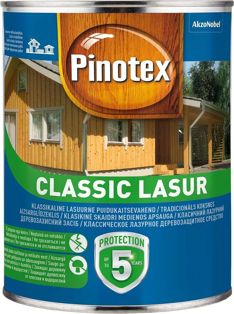 PUIDUKAITSEVAHEND PINOTEX CLASSIC LASUR 1L PIHLAKAS