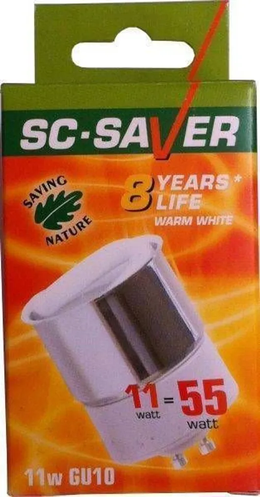 SÄÄSTULAMP SCSAVER 11W GU10 220V SOE VALGUS