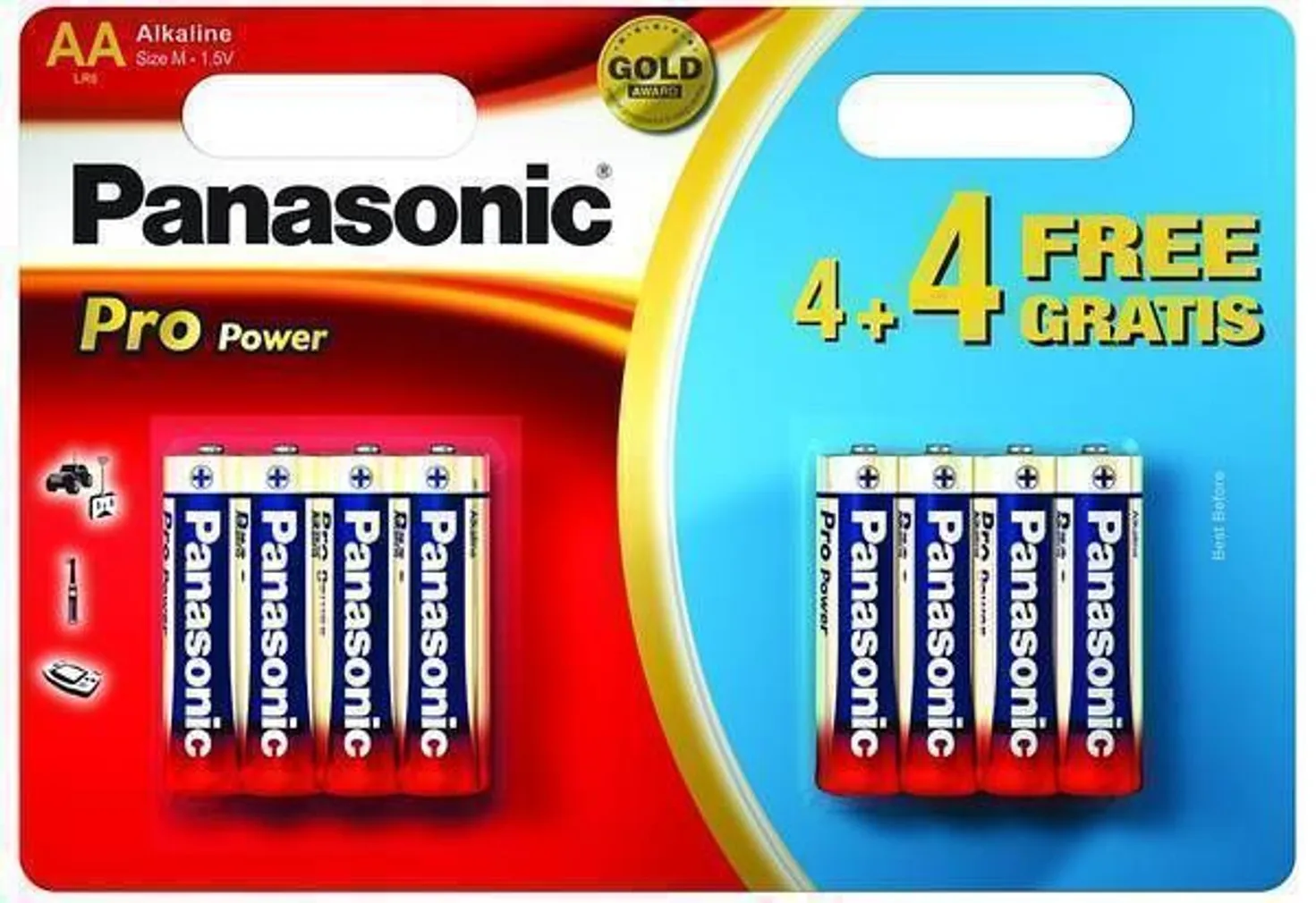 PATAREI PANASONIC PRO POWER AA 4+4TK