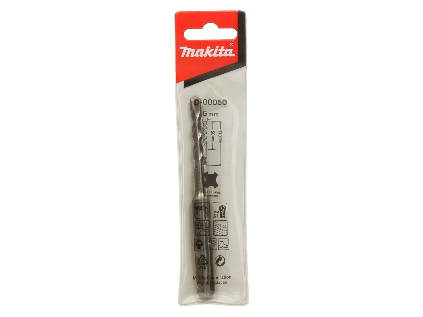 SDS+ PUUR MAKITA 6X110MM STANDARD