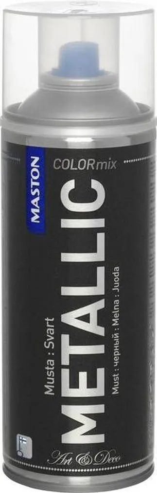 AEROSOOLVÄRV METALLIC MUST 400ML LÄIKIV