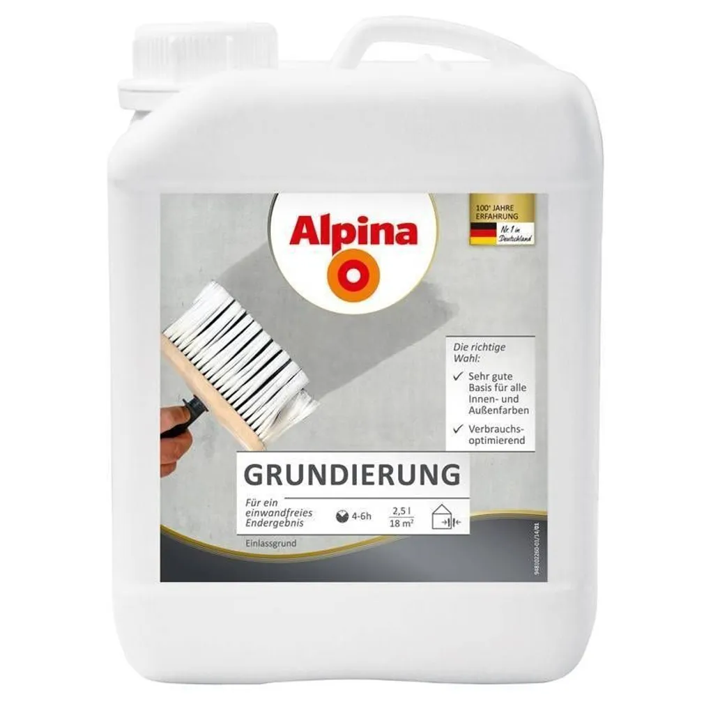 KRUNTVÄRV ALPINA GRUNDIERUNG 10L SISE-VÄLISTÖÖDEKS