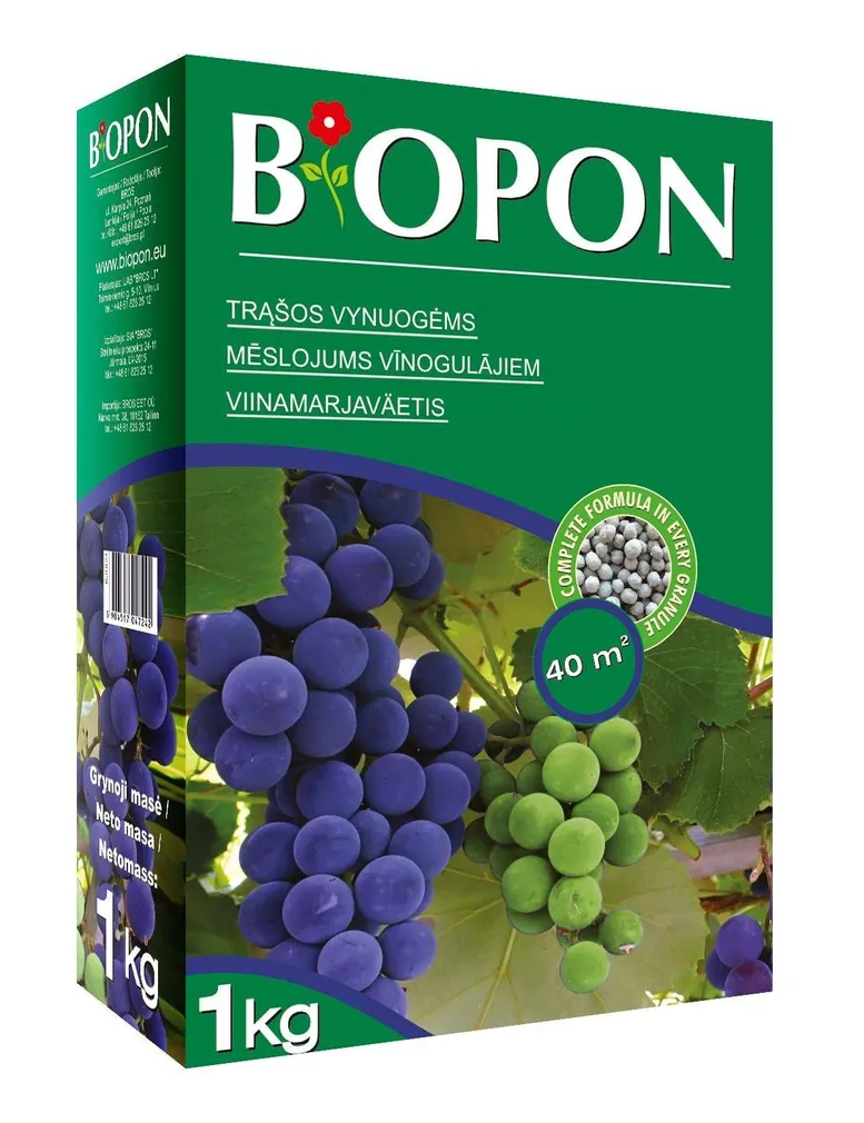 VÄETIS MARJAPÕÕSASTELE, VIINAMARJADELE BIOPON 1KG
