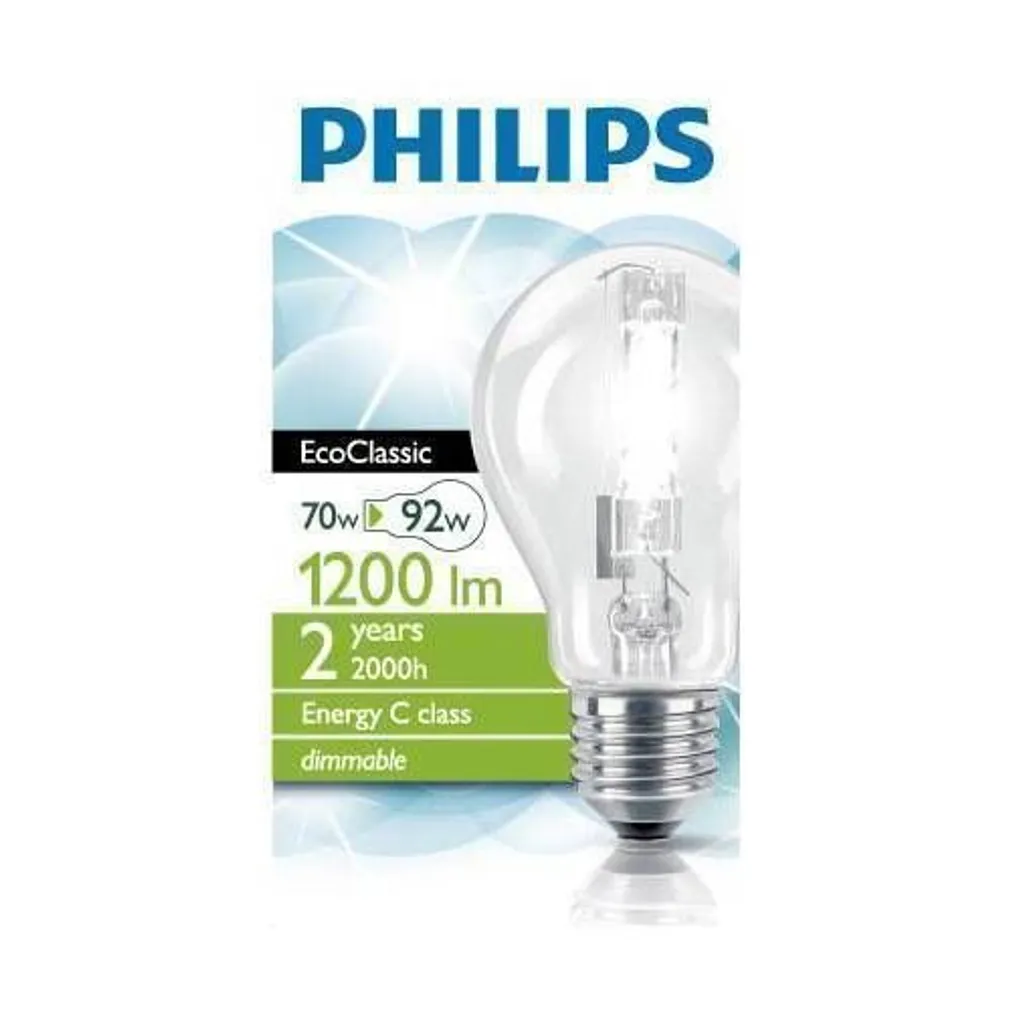 HALOGEENLAMP ECO CLASSIC A55 E27 70W 230V PHILIPS