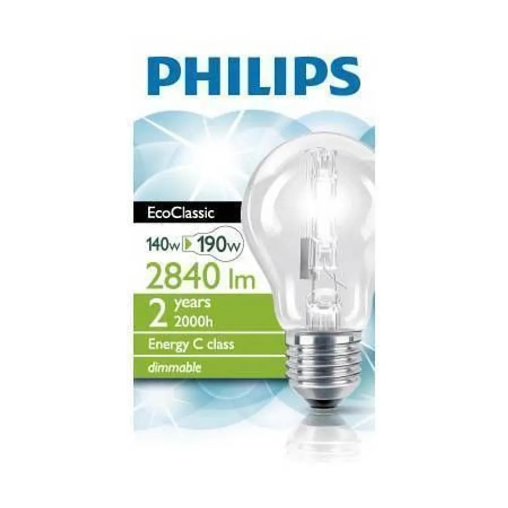 HALOGEENLAMP ECO CLASSIC A55 E27 140W 230V PHILIPS