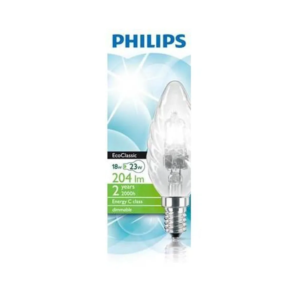HALOGEENLAMP ECO CLASSIC BW35 E14 18 W 230V PHILIPS