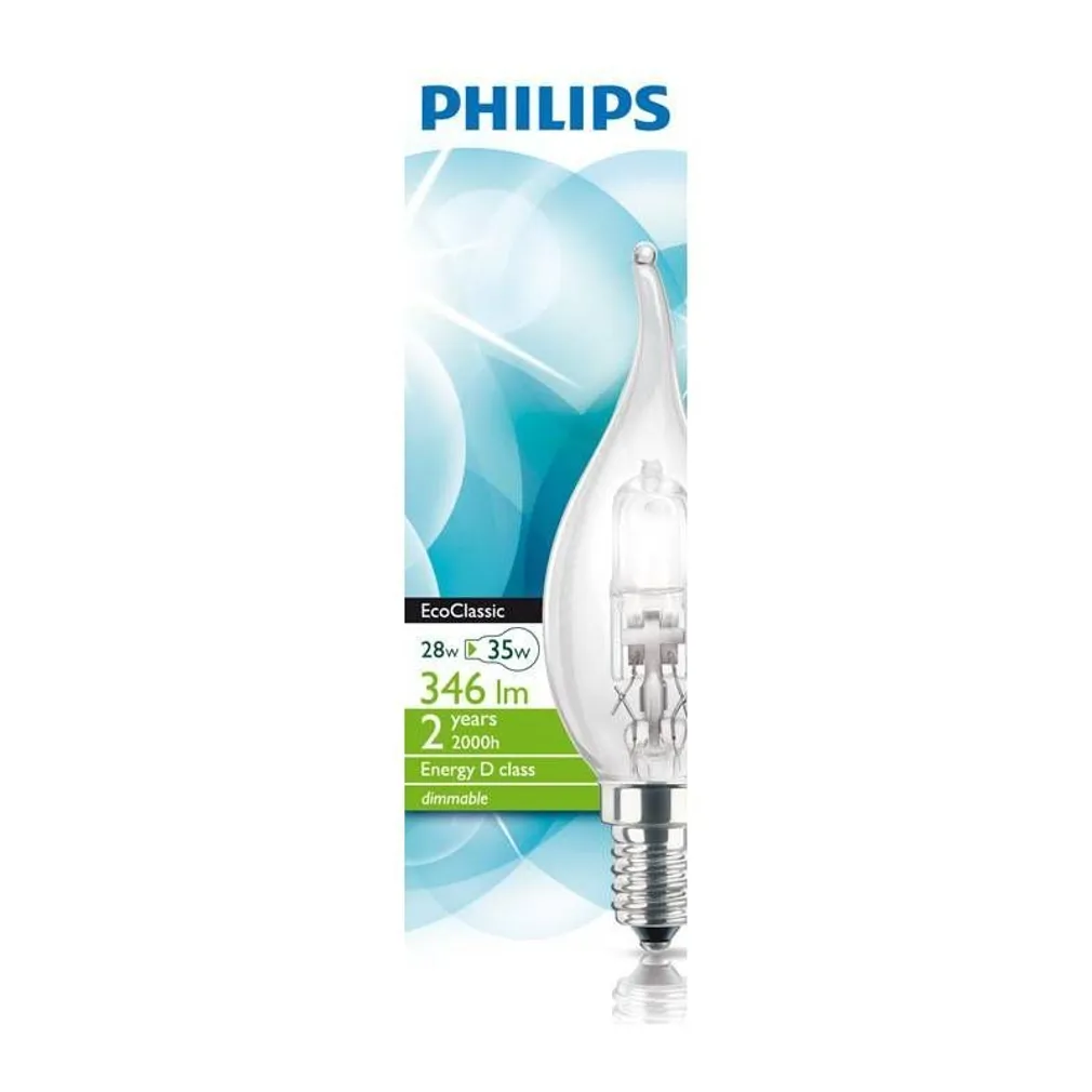 HALOGEENLAMP ECO CLASSIC BXS35 E14 28W 230V PHILIPS