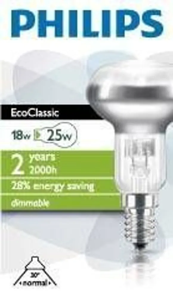 HALOGEENLAMP ECO CLASSIC NR50 E14 18W 230V PHILIPS