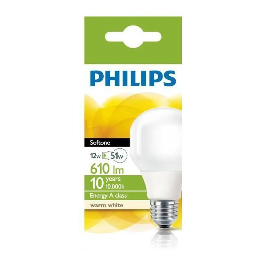 SÄÄSTULAMP SOFTONE E27 12W 230V PHILIPS