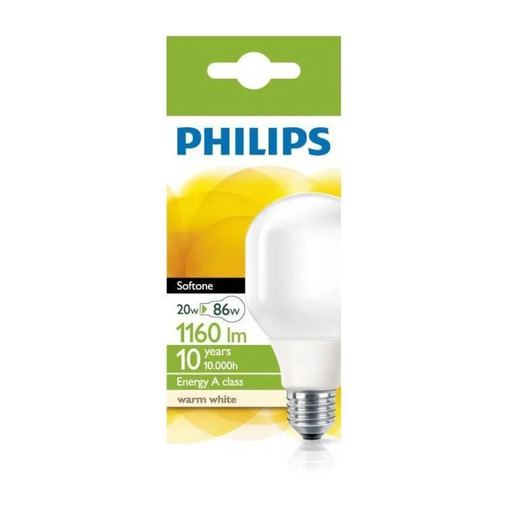 SÄÄSTULAMP SOFTONE E27 20W 230V PHILIPS