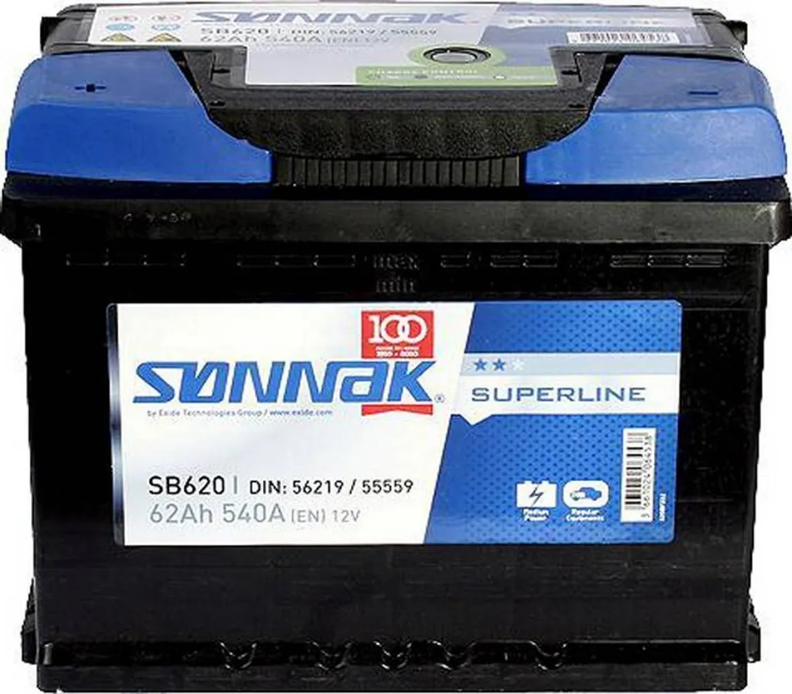AUTOAKU SONNAK SUPERLINE 62AH 540A