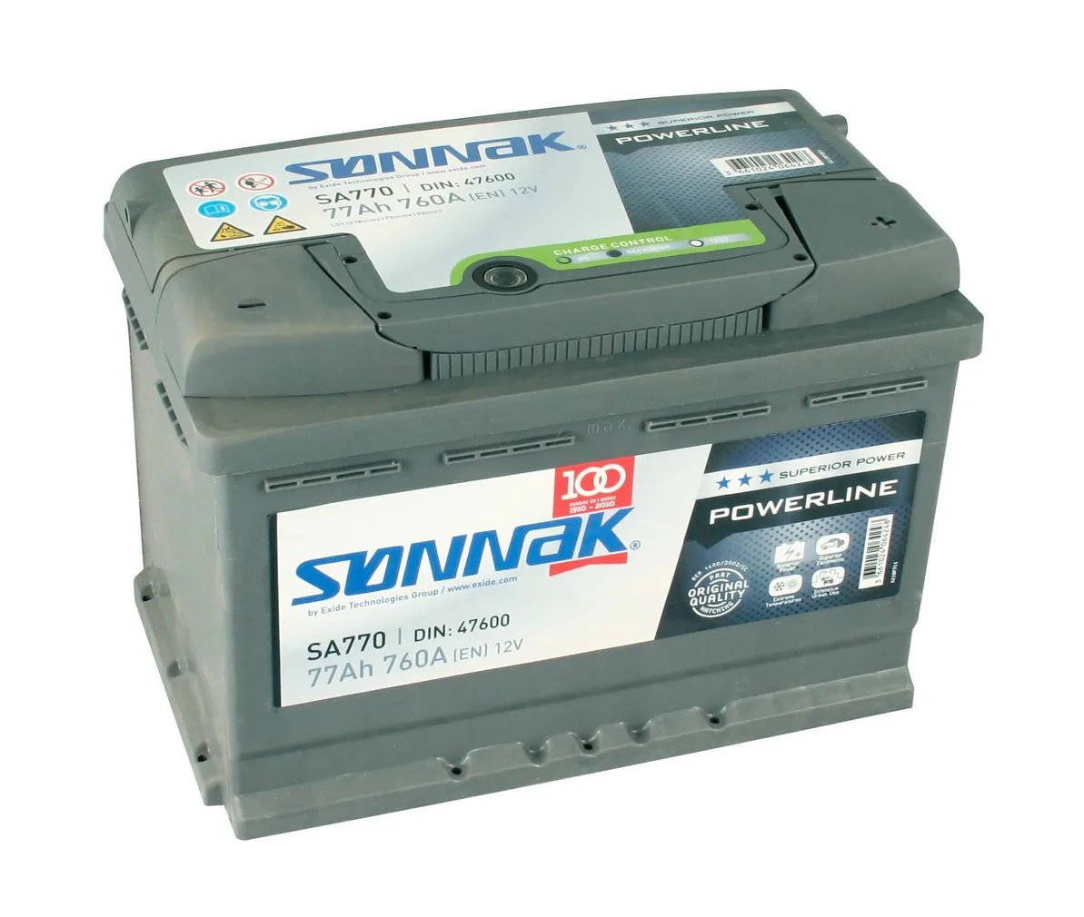 AUTOAKU SONNAK POWERLINE 77AH 760A