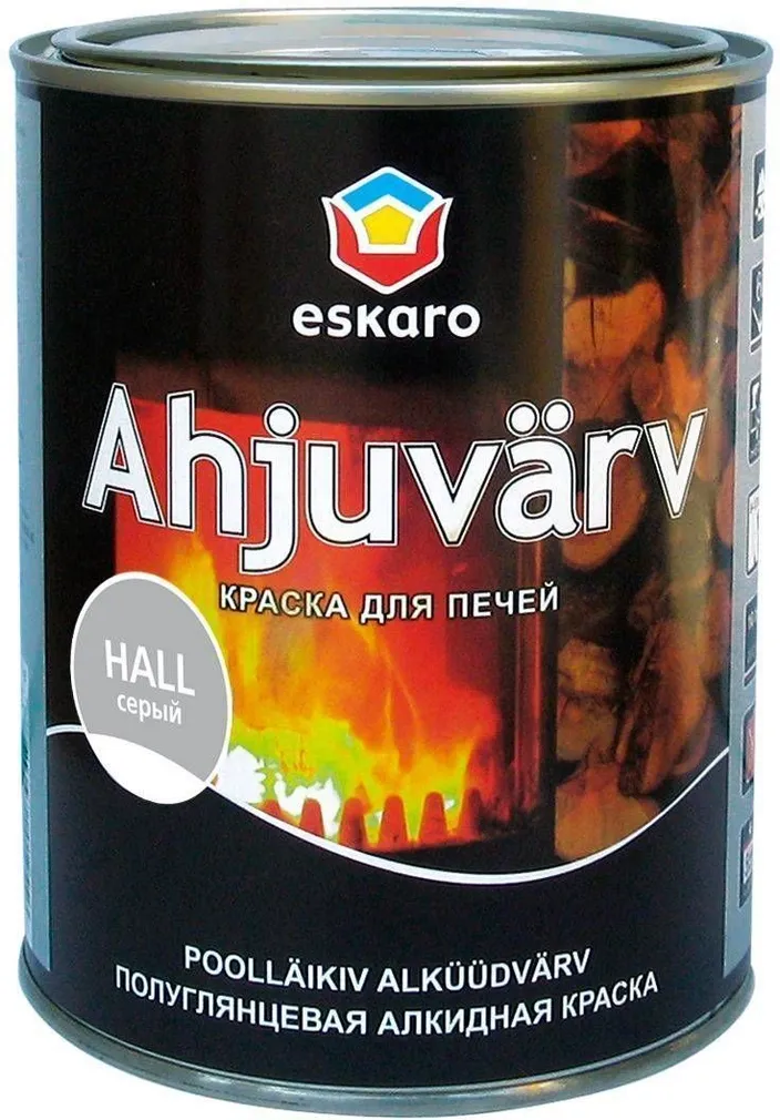 AHJUVÄRV ESKARO 0,9L HALL POOLLÄIKIV