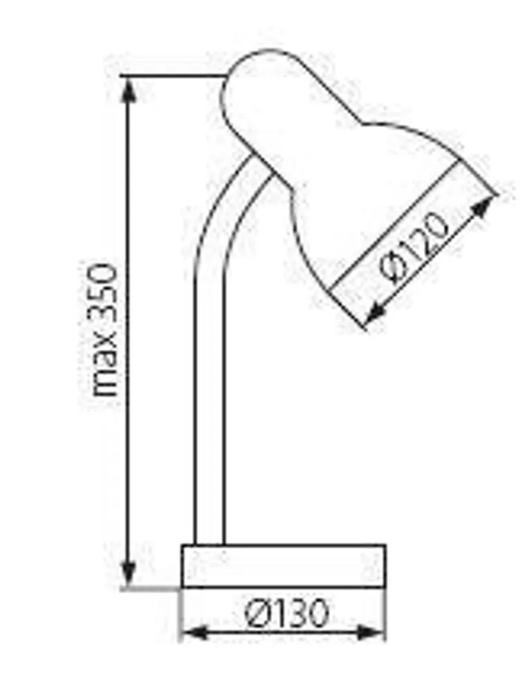 LAUALAMP HR-DF5-W 60W E27 VALGE