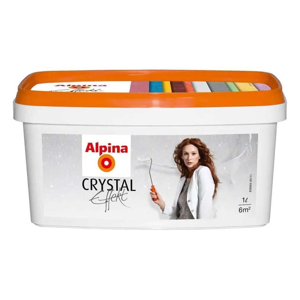 DEKORATIIVVÄRV ALPINA CRYSTAL EFFEKT GLITZER 1L MITMEVÄRVILINE LÄIKIV