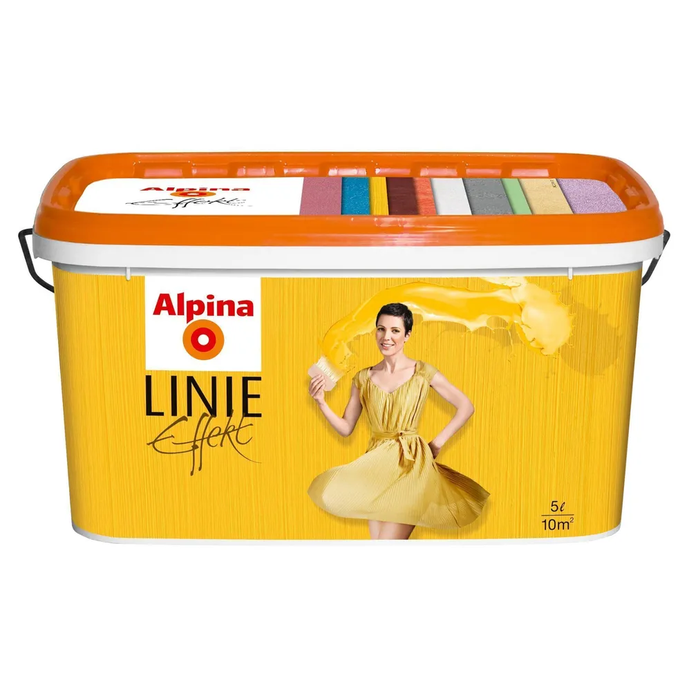 STRUKTUURVÄRV ALPINA LINIE EFFEKT 5L VALGE MATT