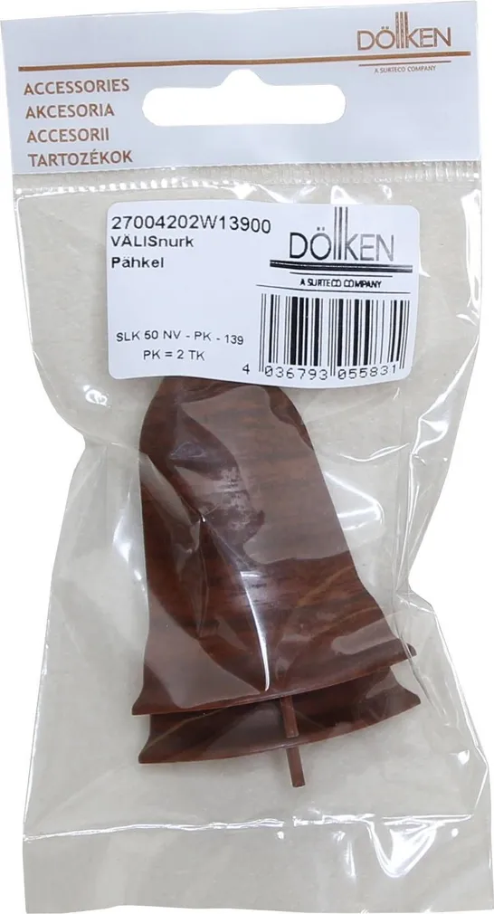 VÄLISNURK DURI PÄHKEL SLK50-139 2TK/PK
