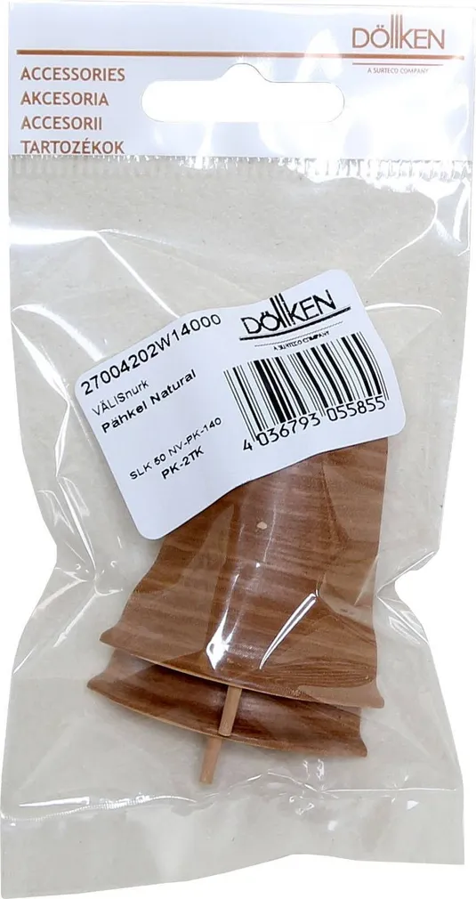 VÄLISNURK DURI PÄHKEL NATURAL SLK50-140 2TK/PK