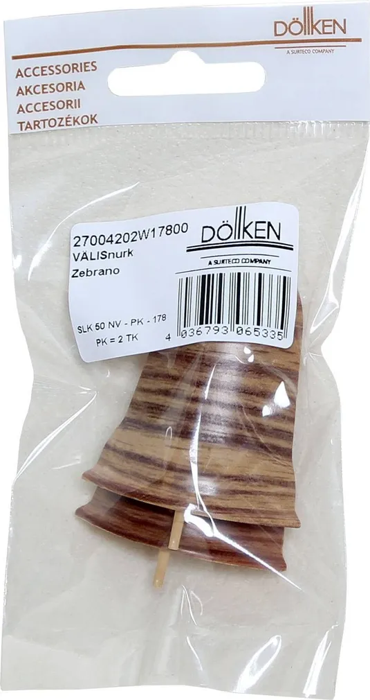 VÄLISNURK DURI ZEBRANO SLK50-178 2TK/PK