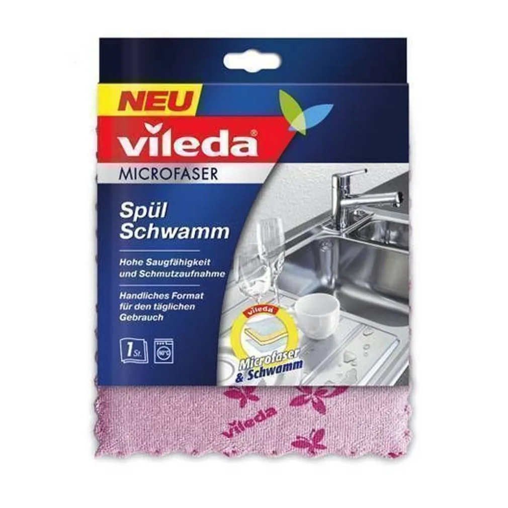 SVAMMLAPP VILEDA MICROFASER 17X20CM