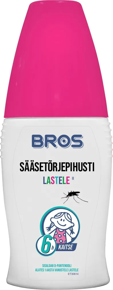 SÄÄSE-JA PUUGITÕRJEVAHEND LASTELE PUMPPIHUSTI BROS 50ML