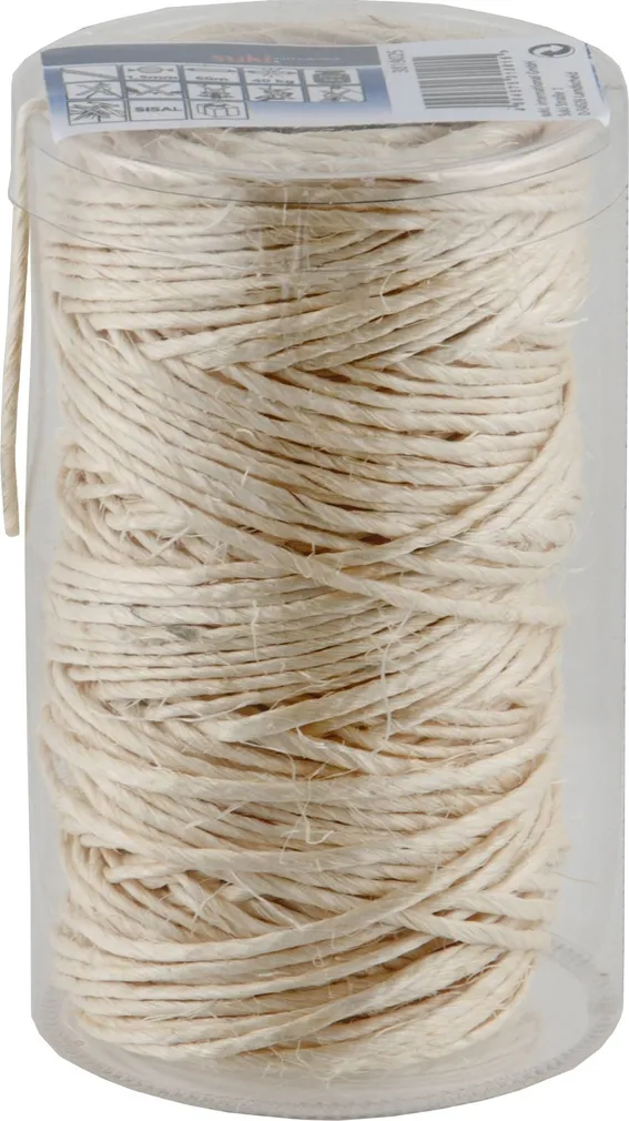 PAKKENÖÖR SISAL KEERUTATUD 1,5MMX60M KARBIS