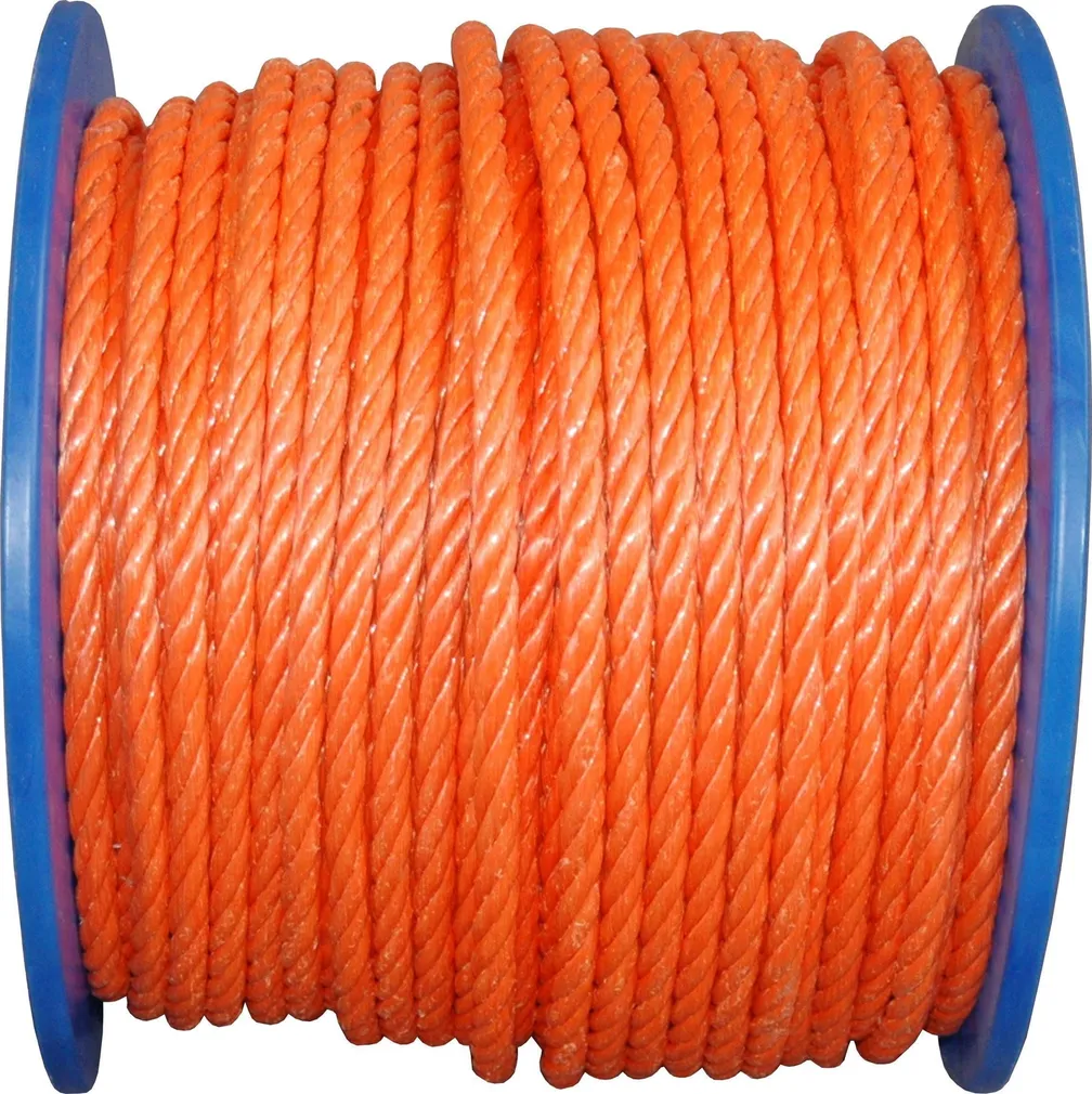 KÖIS KEERUTATUD POLÜPROPÜLEEN 10MM ORANŽ EN699