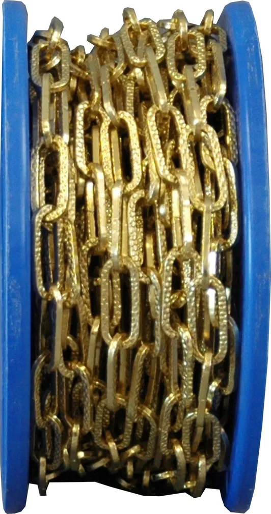 DEKORATIIVKETT SEPISTATUD 34X16,0X28 MESSINGKATTEGA