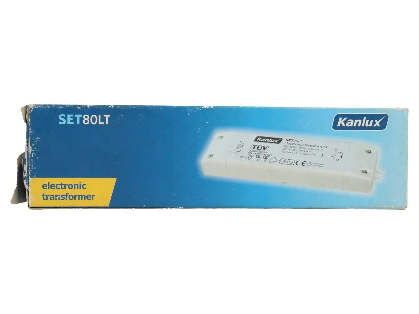 TRAFO 80W 230V;50HZ;0,35A/11,5V; 6,9A TERMOKAITS.KANLUX