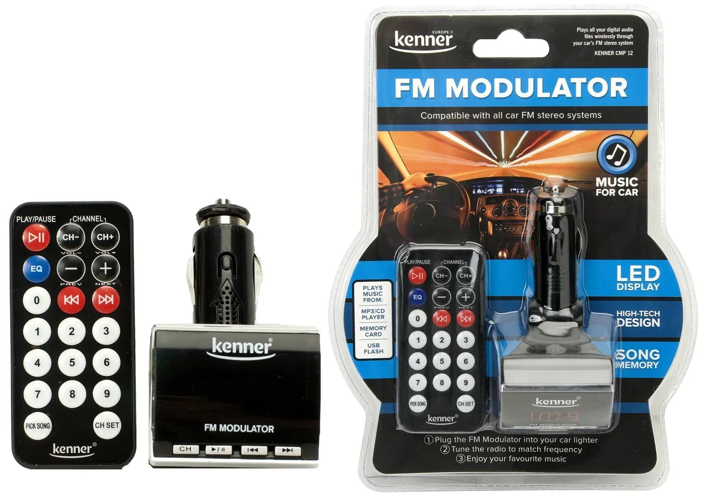 KENNER CMP12 FM-TRANSMITTER AUTOSSE