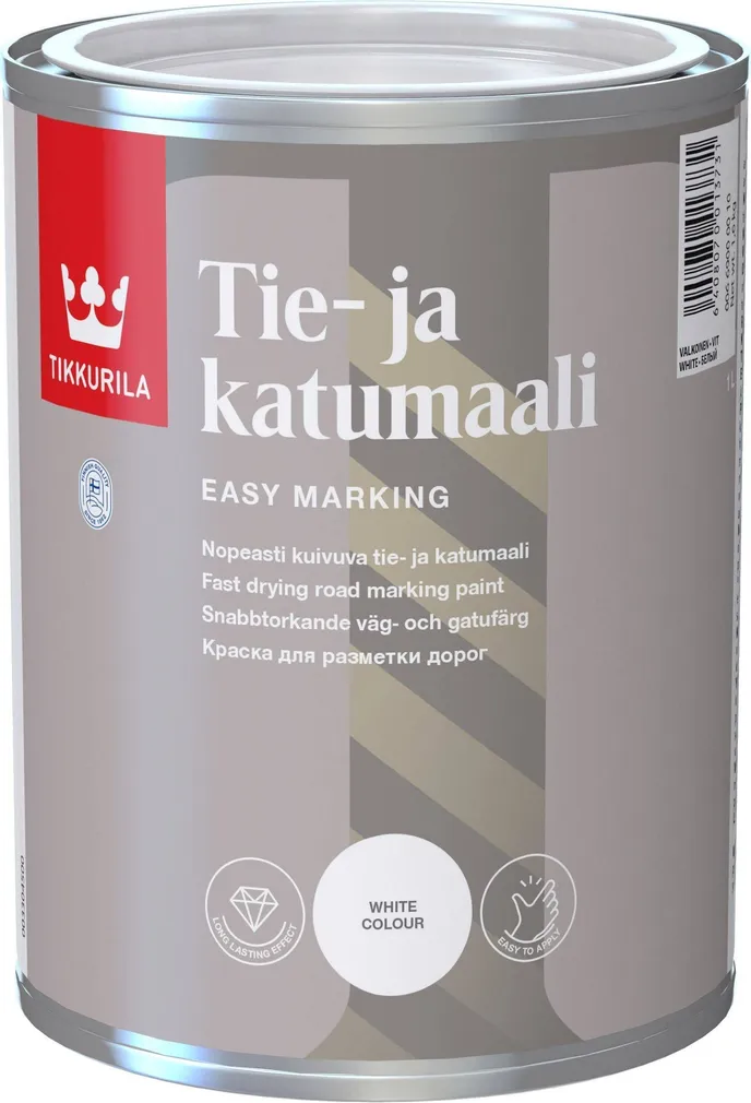 TEEKATTEMÄRGISTUSVÄRV TIKKURILA 1L VALGE