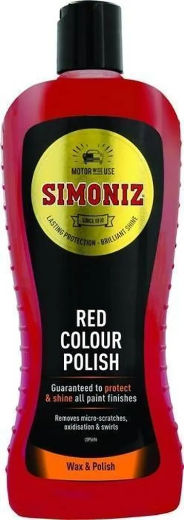 POLEERIMISVAHA COLOUR POLISH WAX LIGHT RED 500ML