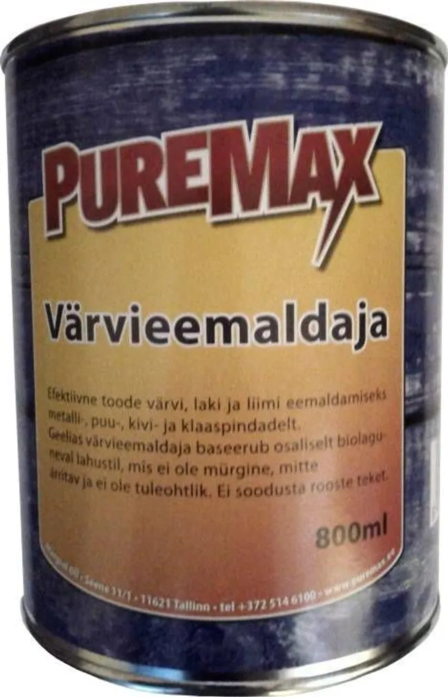VÄRVIEEMALDAJA PUREMAX 0,8L