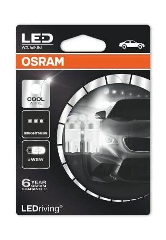 AUTOPIRN 12V 1W LED 6000K 2TK PAKIS