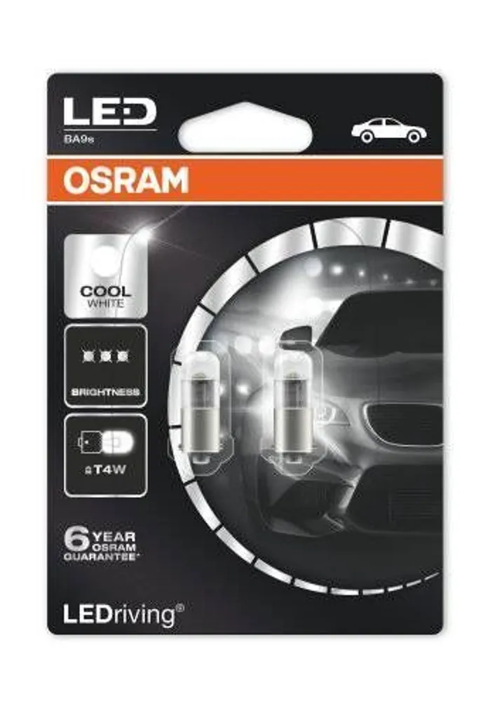 AUTOPIRN 12V 1W LED 6000K 2TK PAKIS