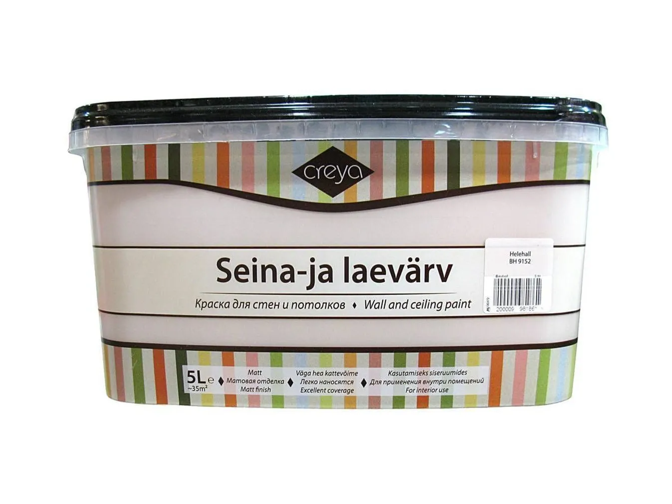 SEINA- JA LAEVÄRV CREYA 5L HELEHALL (BH 9152) MATT