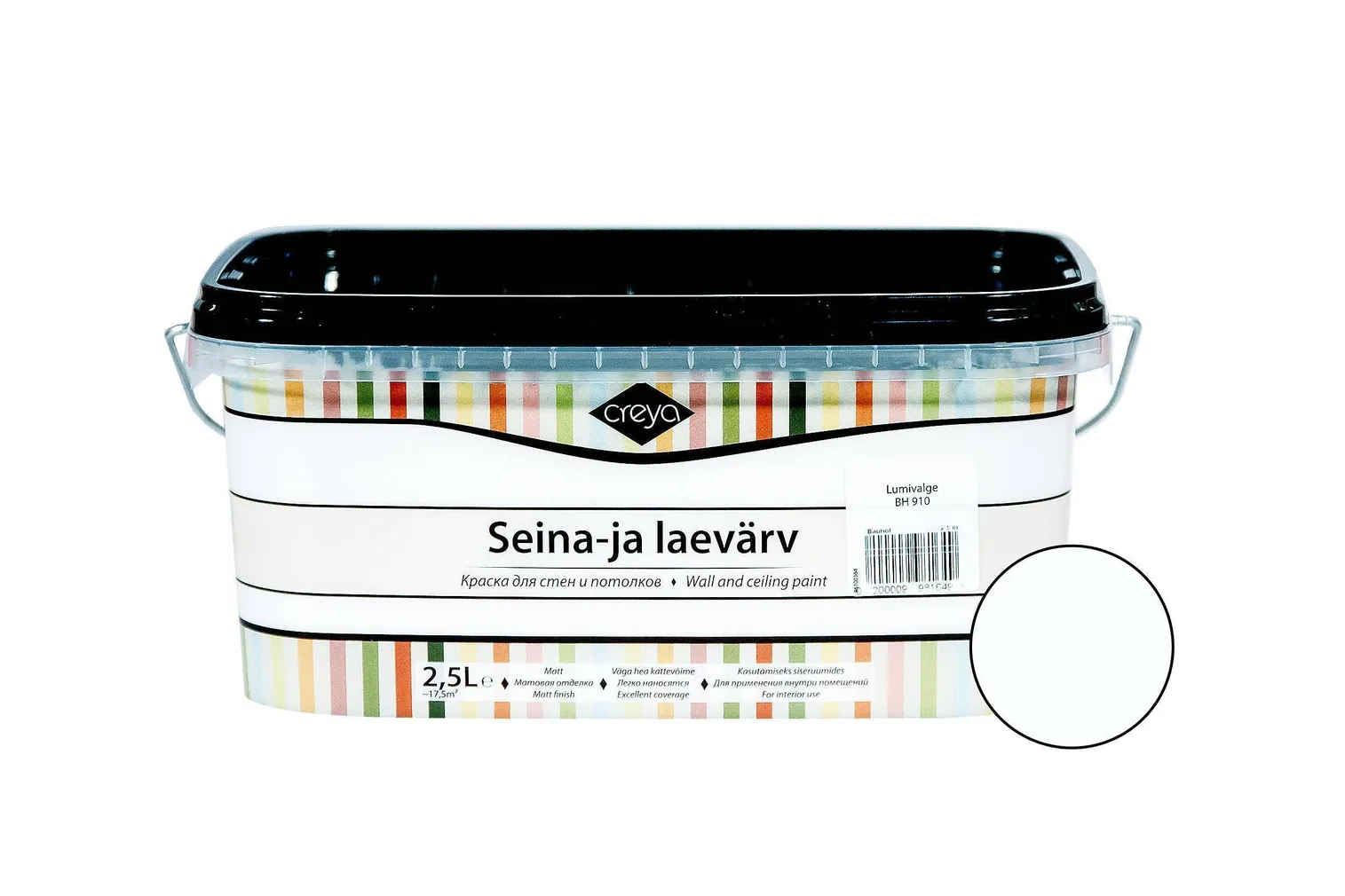 VÄRV LUMIVALGE MATT 2,5 L BH 910