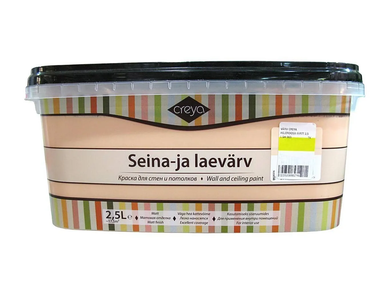 VÄRV HELEROOSA MATT 2,5 L BH 965