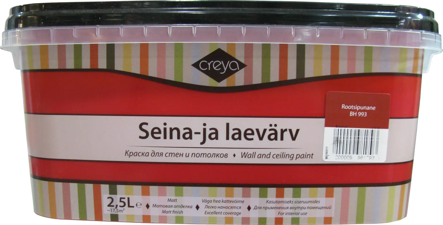 VÄRV ROOTSIPUNANE MATT 2,5 L BH 993
