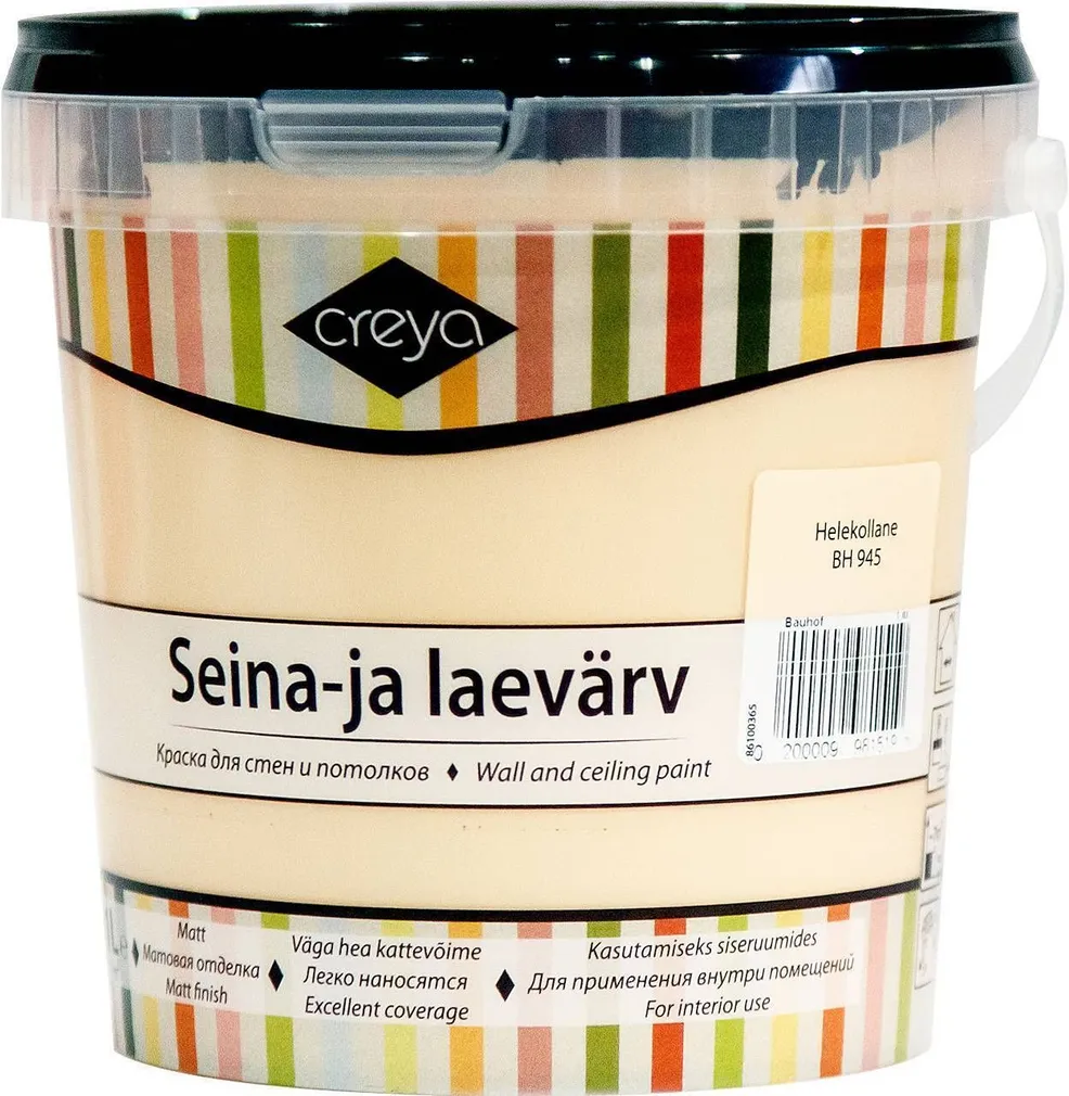 SEINA- JA LAEVÄRV CREYA 1L HELEKOLLANE (BH 945) MATT