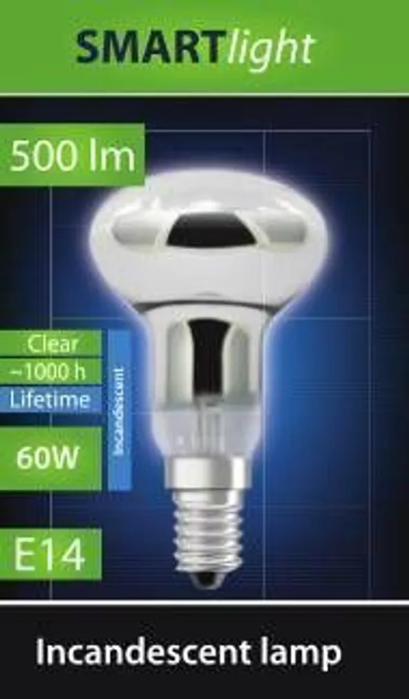 HÕÕGLAMP 60W E14 R50 230V