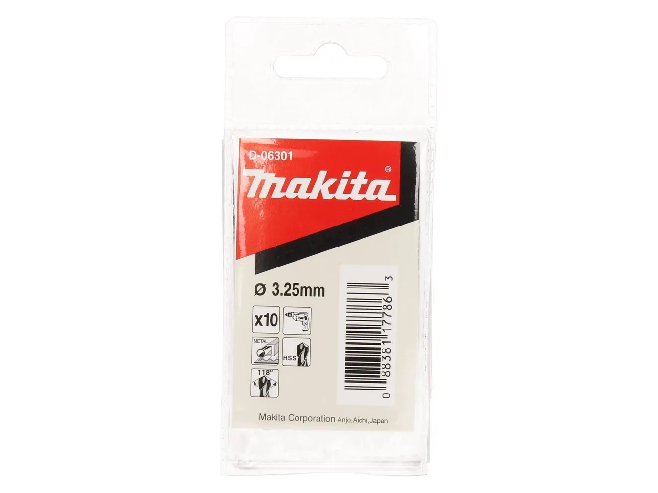 METALLIPUUR HSS 3,25X65 MM (10TK.)