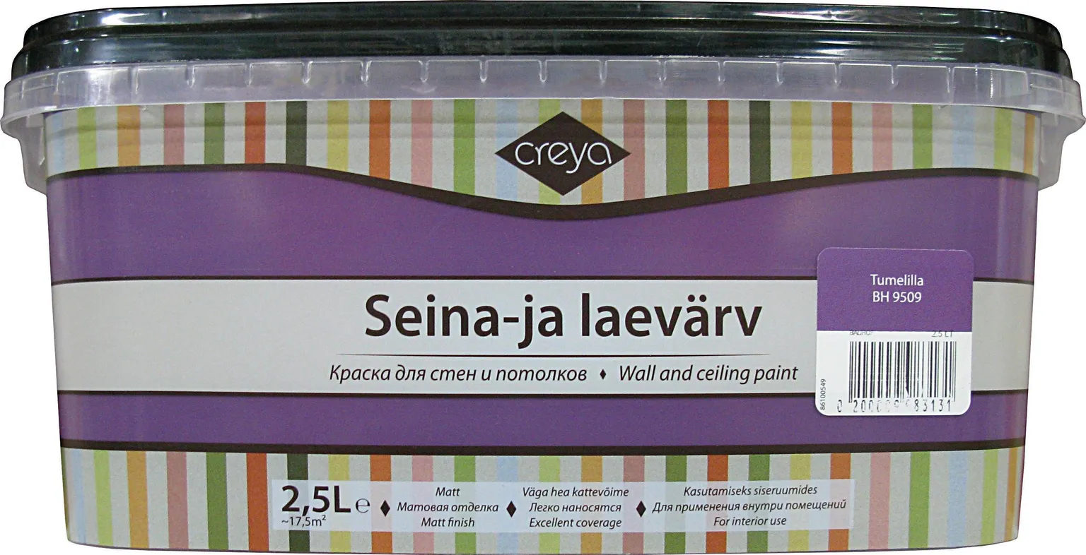 SEINA- JA LAEVÄRV CREYA 2,5L TUMELILLA (BH 9509) MATT