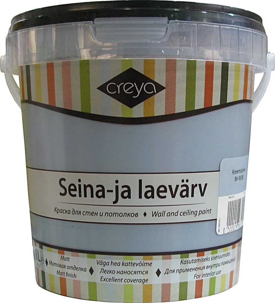 SEINA- JA LAEVÄRV CREYA 1L KREEMSININE (BH 9500) MATT