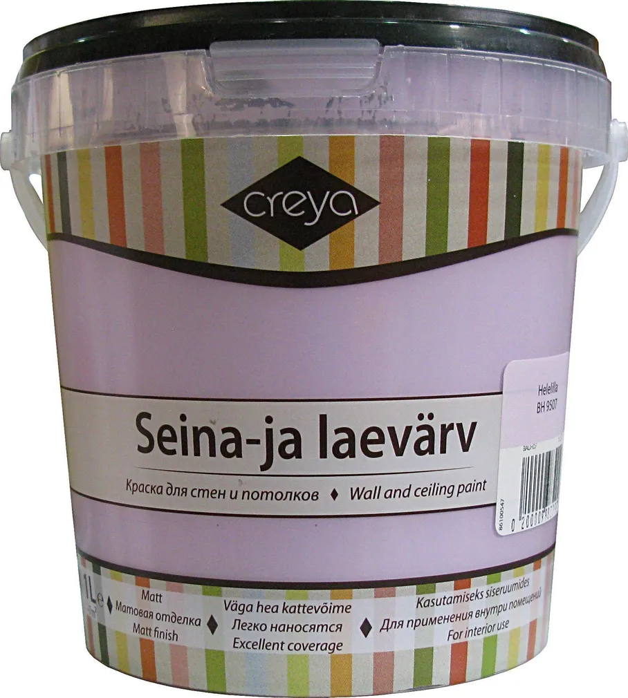 SEINA- JA LAEVÄRV CREYA 1L HELELILLA (BH 9507) MATT