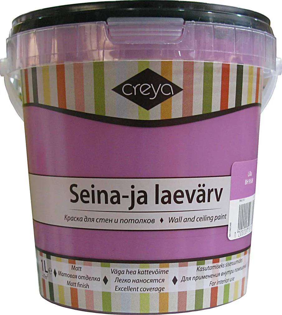 SEINA- JA LAEVÄRV CREYA 1L LILLA (BH 9508) MATT