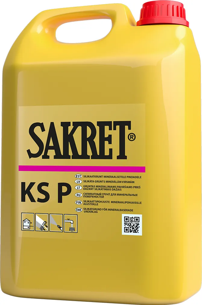 SILIKAATKRUNT SAKRET KSP VÄRVITU 10L