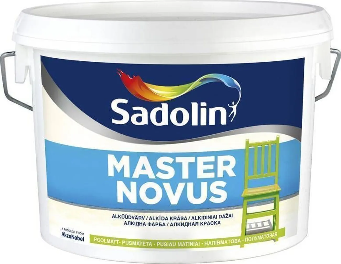 UNIVERSAALVÄRV SADOLIN MASTER NOVUS 2,5L VALGE POOLMATT