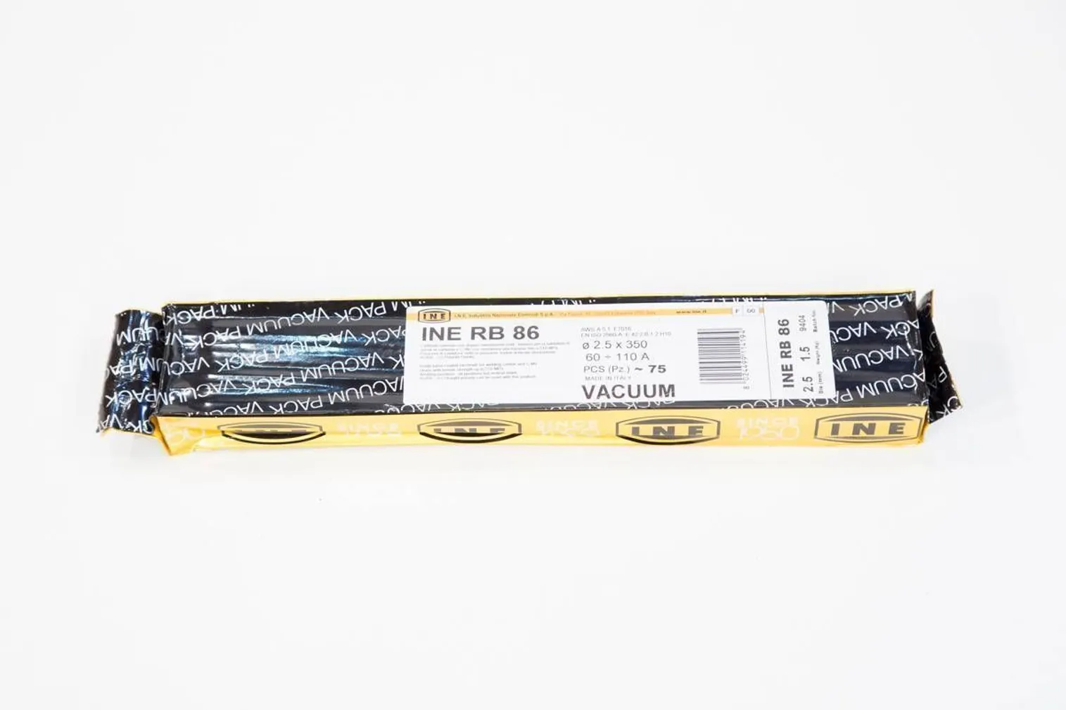 ELEKTROOD INE RB86 2,5X350MM 1,5KG VAAKUMPAKK